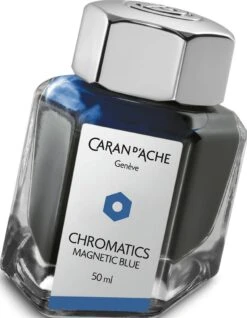 Caran D'Ache Chromatics Inkt Magnetic Blue 50ml