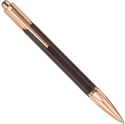 Caran D'Ache Varius Ebony Hout Met Rose Goud Balpen