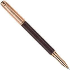 Caran D'Ache Varius Ebony Hout Met Rose Goud Rollerball Pen