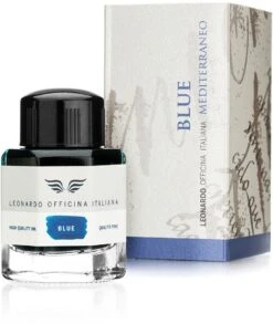 Leonardo Inkt Blue Mediterraneo 40ml Inkt In Fles