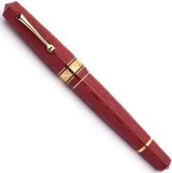 Leonardo Momento Zero Grande Art Deco Carmine Red Goud Vulpen