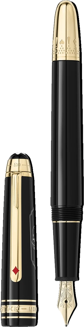 Montblanc Meisterstück Around The World In 80 Days Year 2 Classique 145 Vulpen - Afbeelding 2