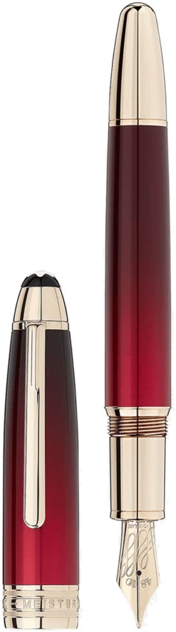 Montblanc Meisterstück Calligraphy Bordeaux Lak Flex Solitaire 146 LeGrand Vulpen