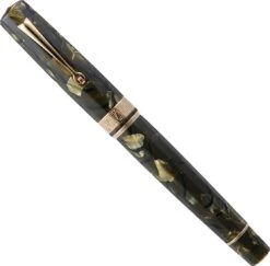 Omas Paragon Saft Green En Rosegoud Vulpen