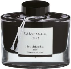 Pilot Iroshizuku Take-Sumi Zwarte Inkt 50ml